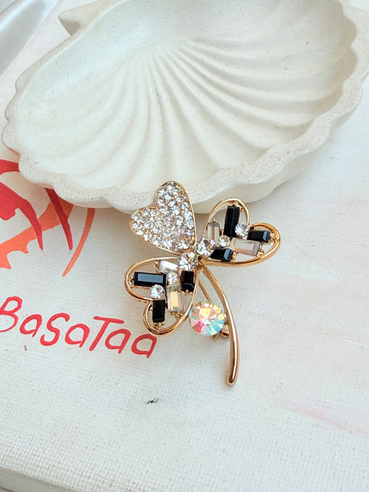 Irish Lucky Clover Pin