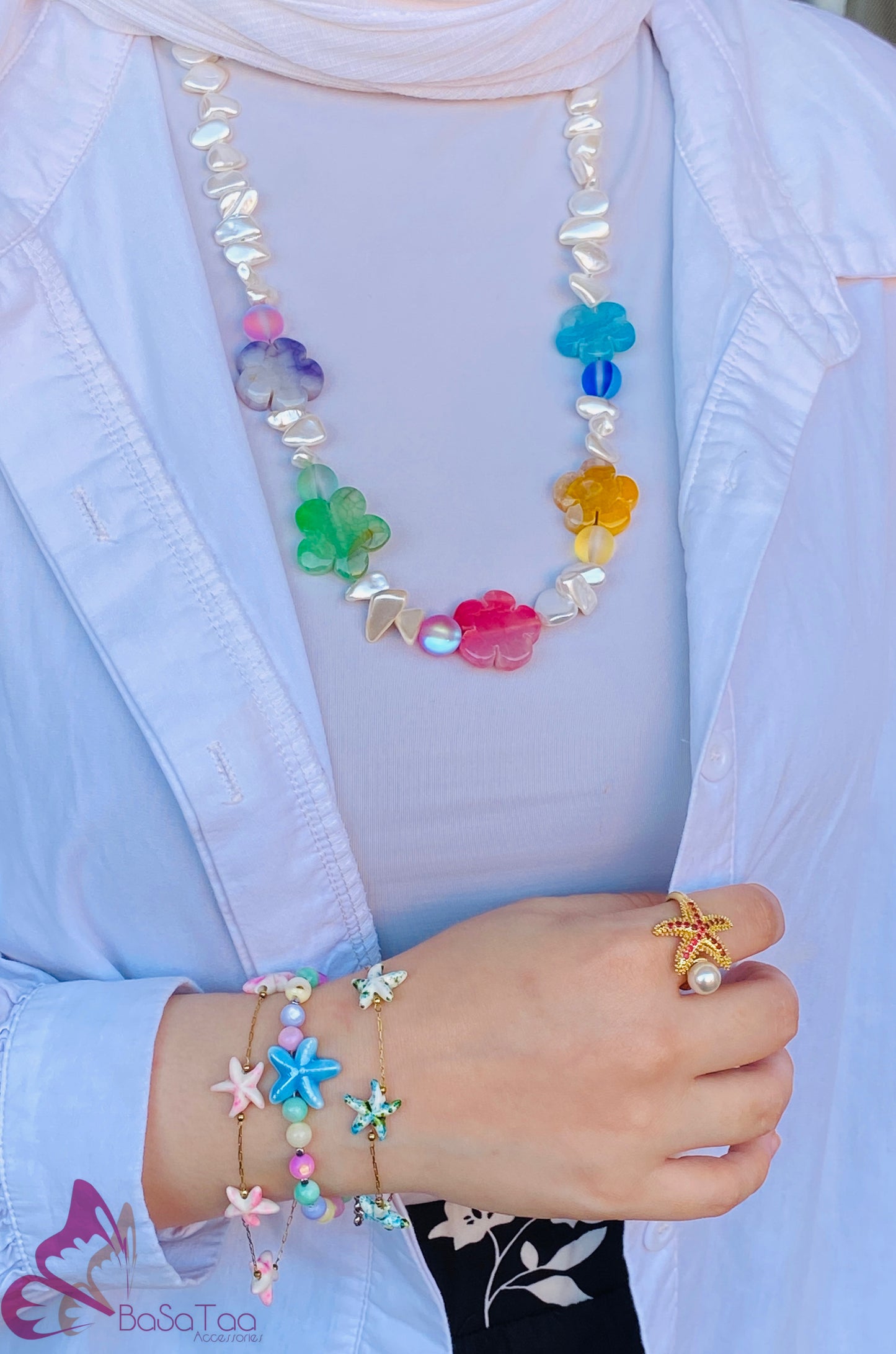 Rainbow Love Necklace