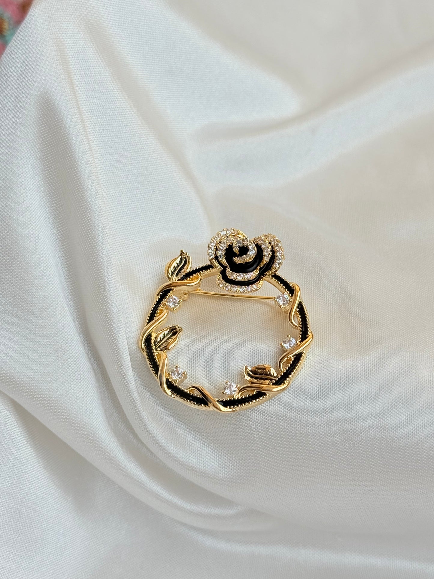 Golden Breeze Brooch