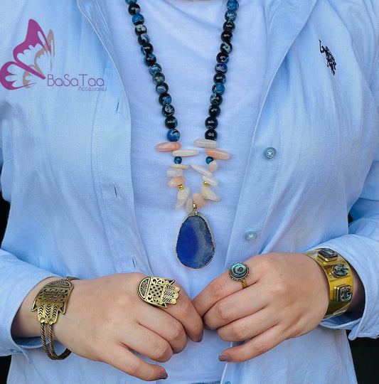 Master Piece Blue Necklace π