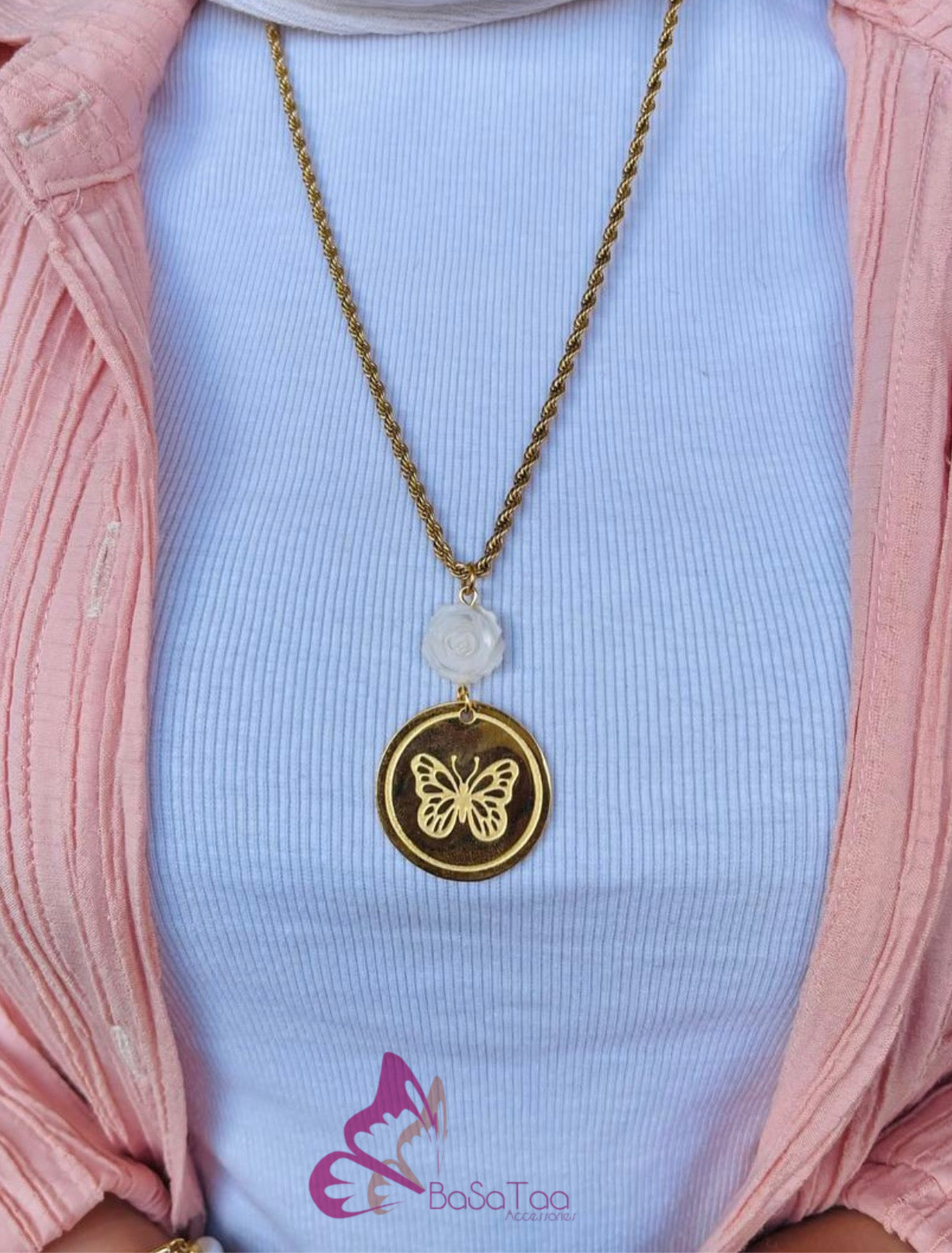 Golden Butterfly Necklace