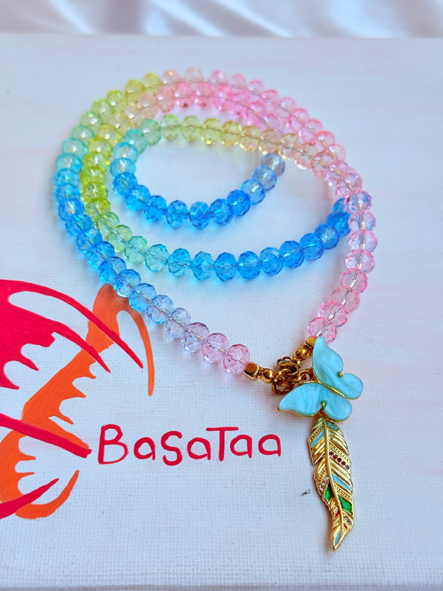 Pastel Wearable Sebha & Necklace