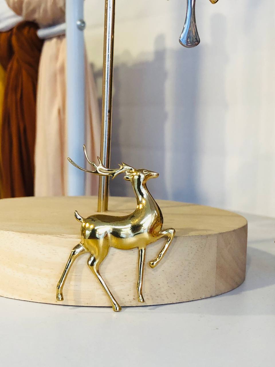 Stainless Steel Gazelle Brooch