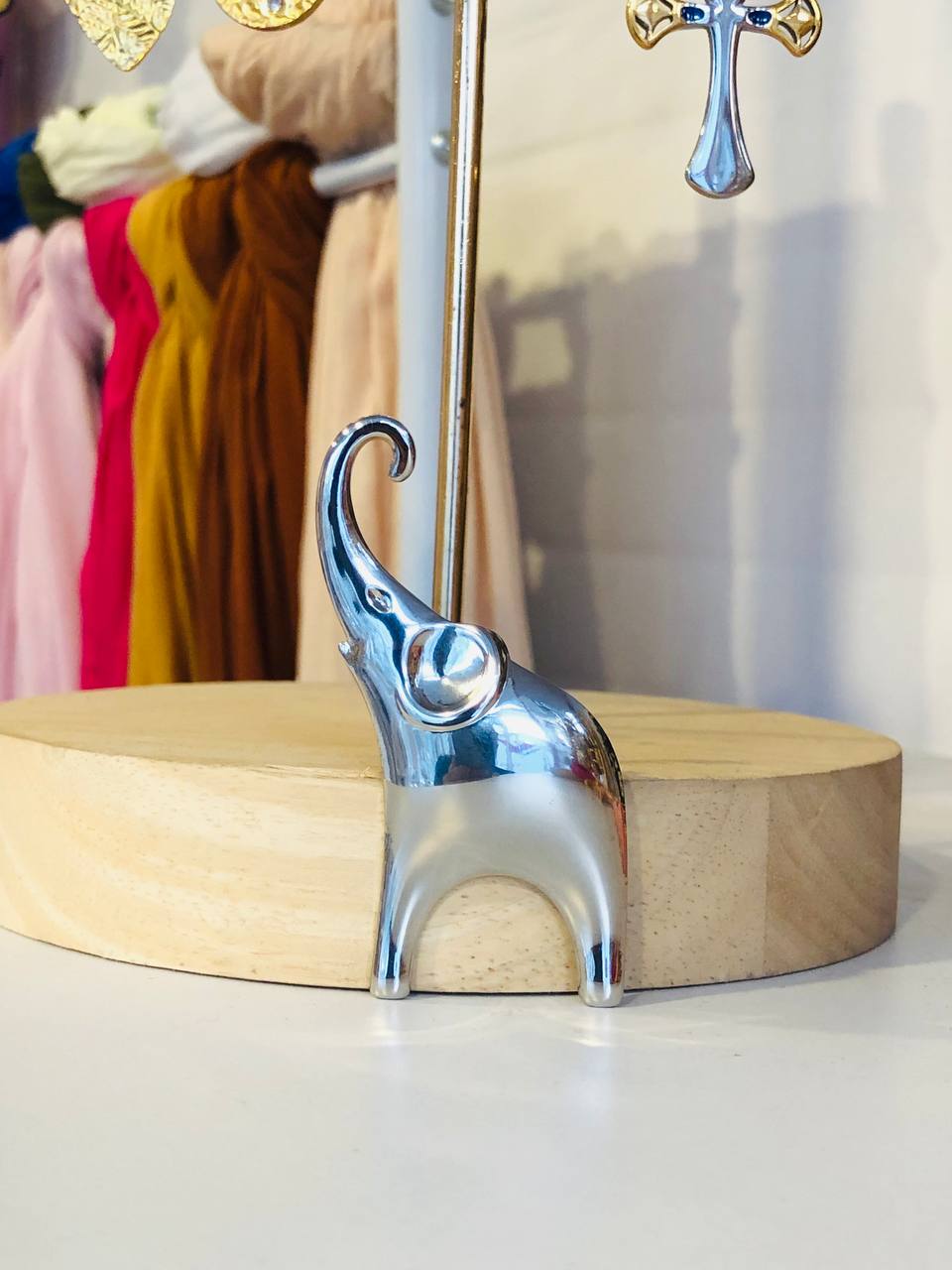 Silver Elephant Brooch