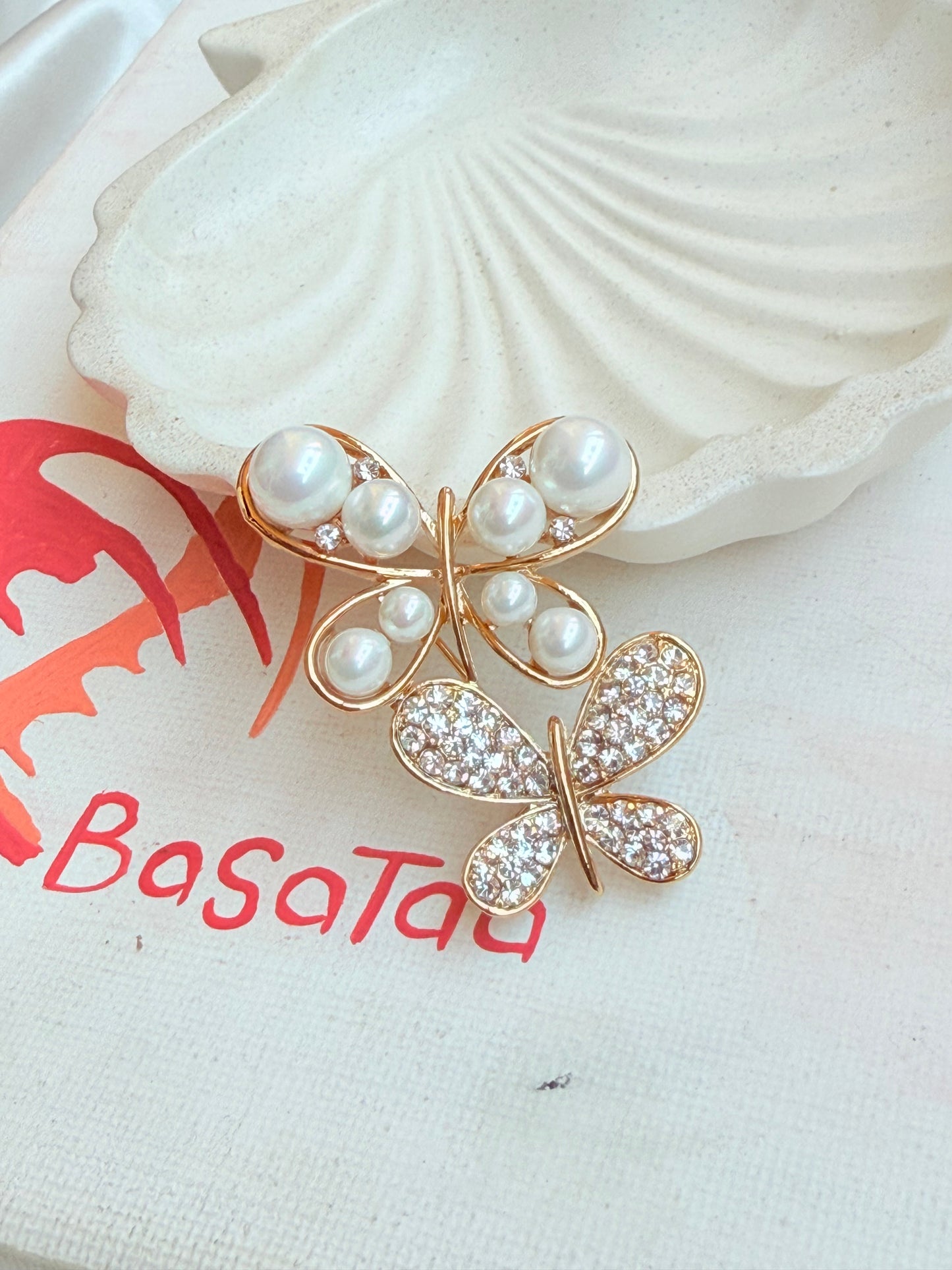 Twinning Butterflies Pin