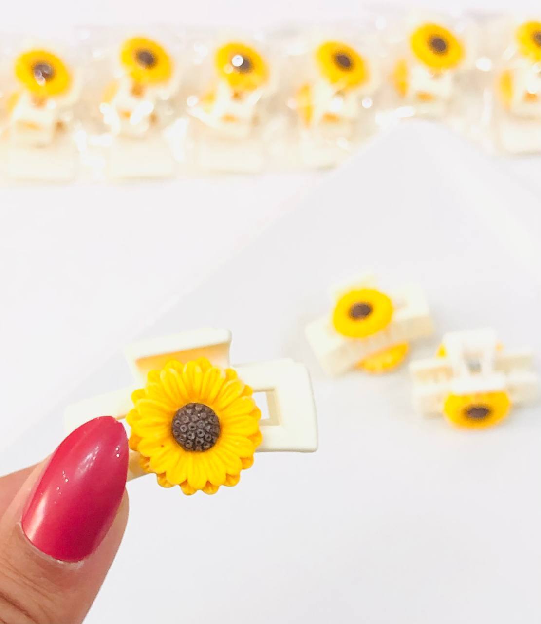 Mini Sunflower 2 Hair Clips