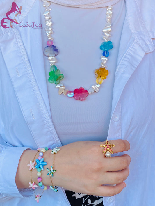 Rainbow Love Necklace