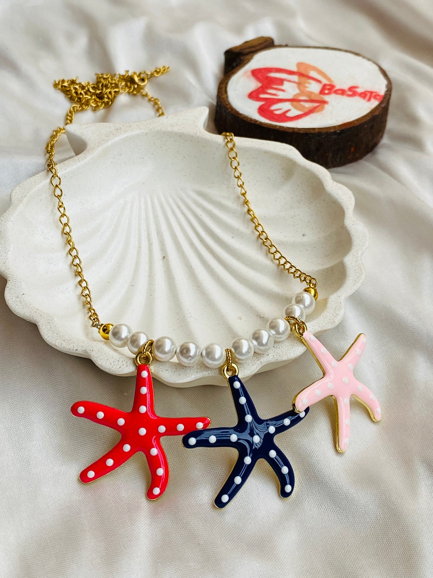 Dotted Stars Necklace