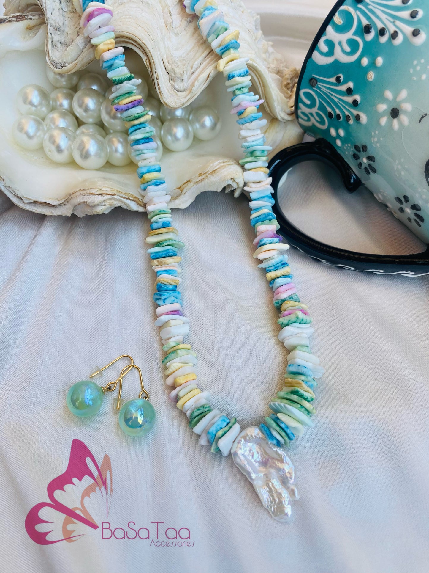 Pastel Shell Necklace
