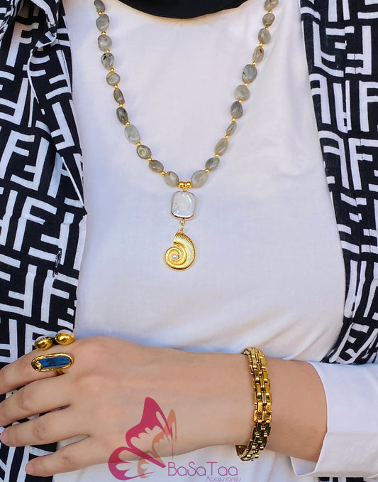 Labradorite Rays Necklace