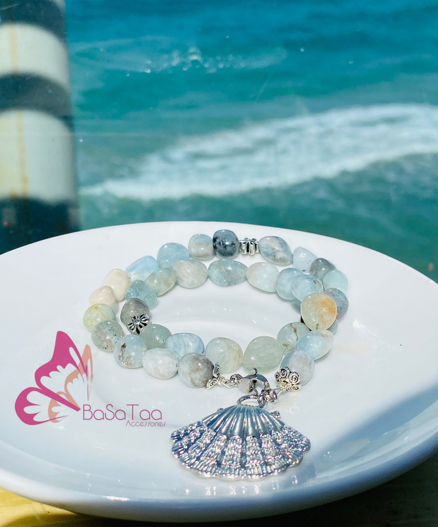 33 Beads Aquamarine Misbaha