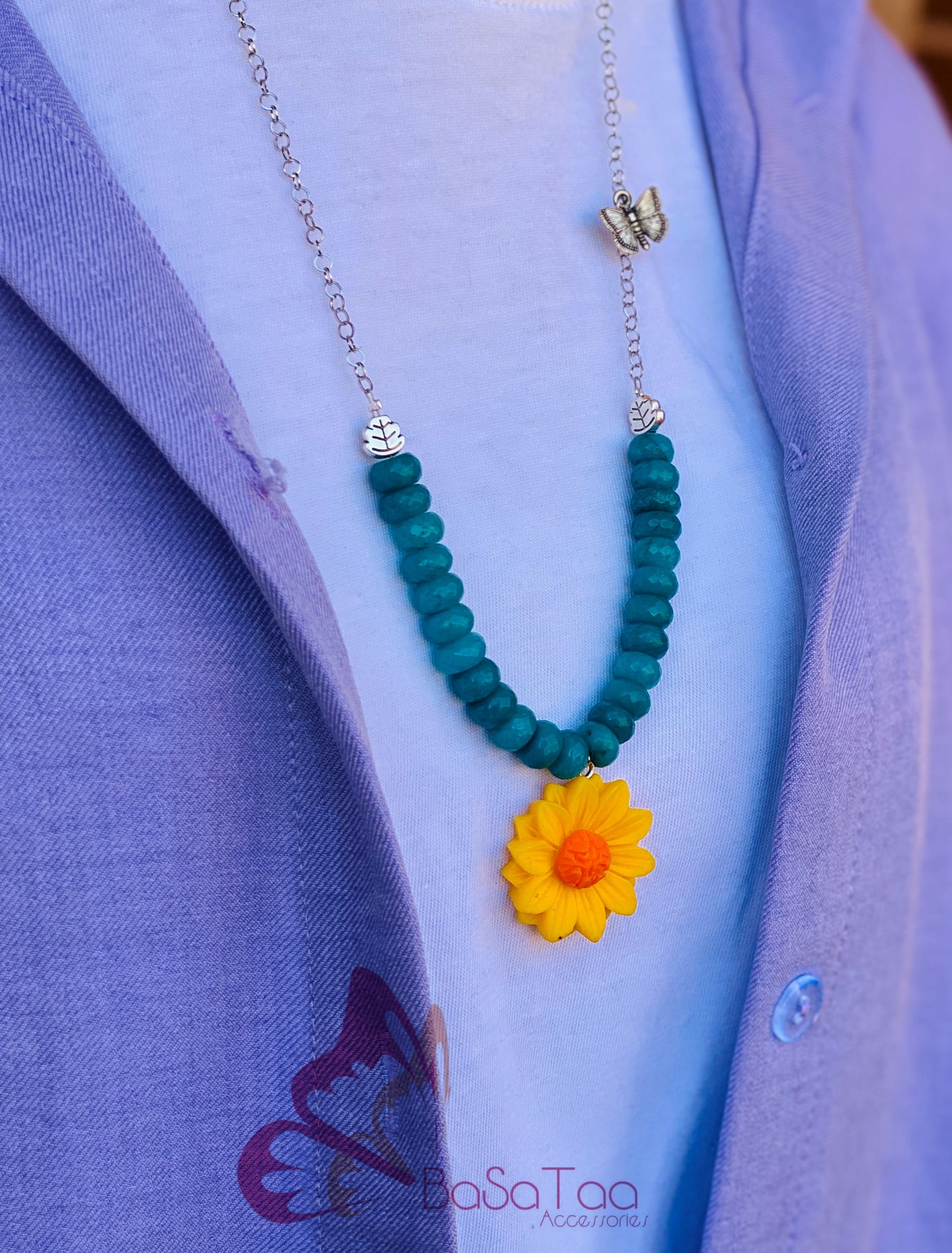 Sunflower Necklace