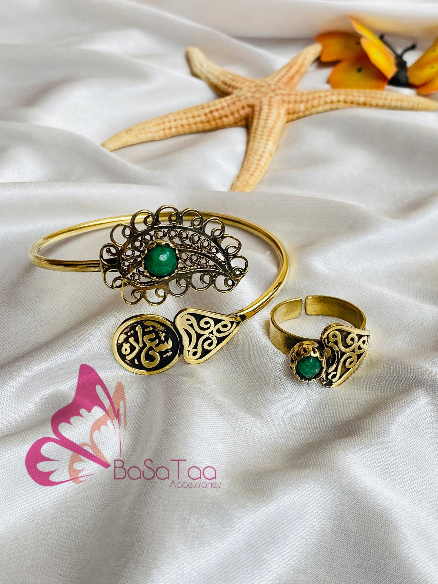 Copper Stone Set