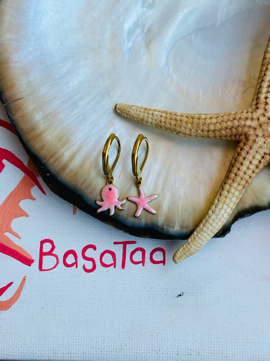 Pinkish Tinny Winny Earrings