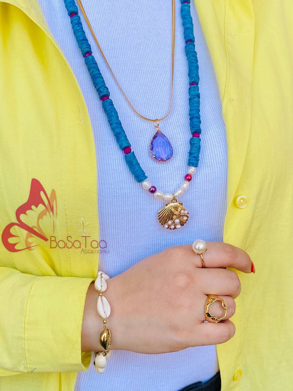 Purple Crystal Necklace