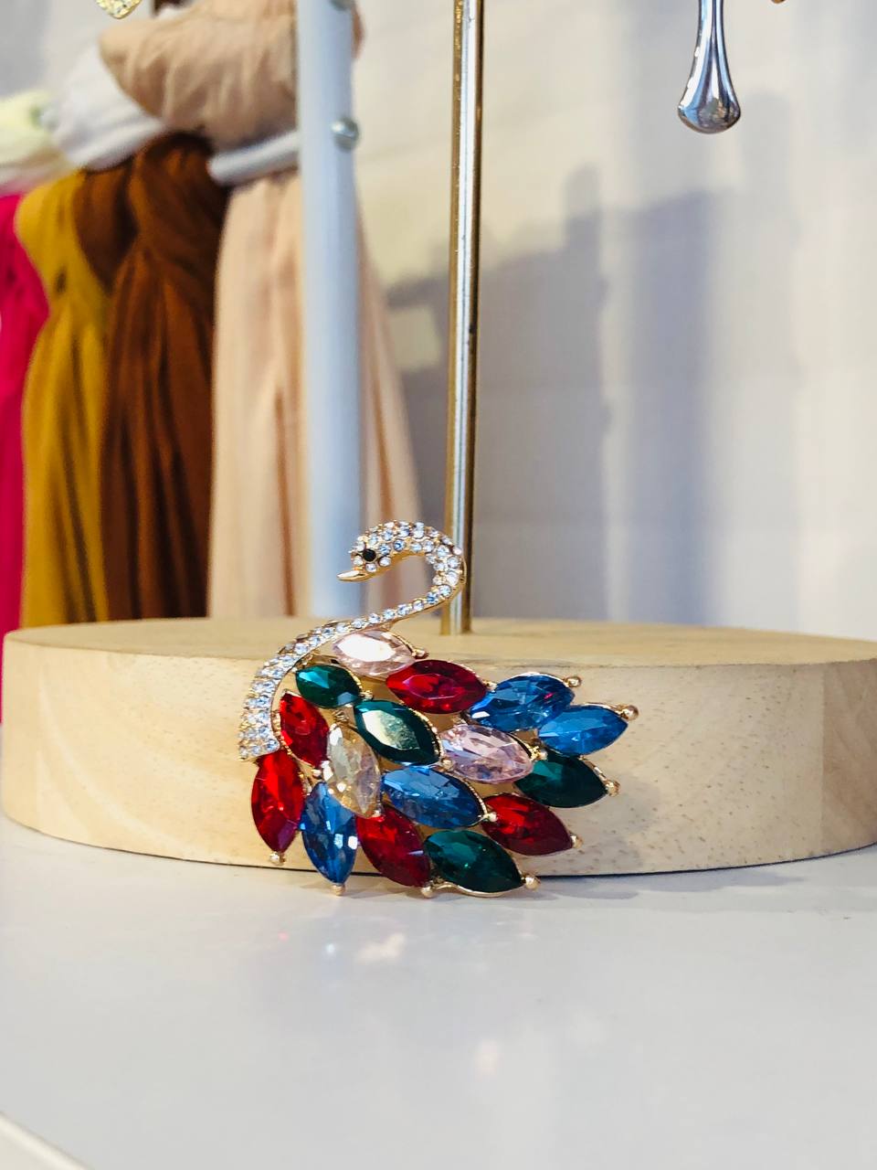 Coloured Wings Brooch