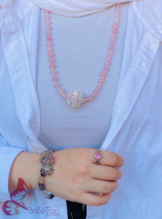 Pinkish Garden Necklace