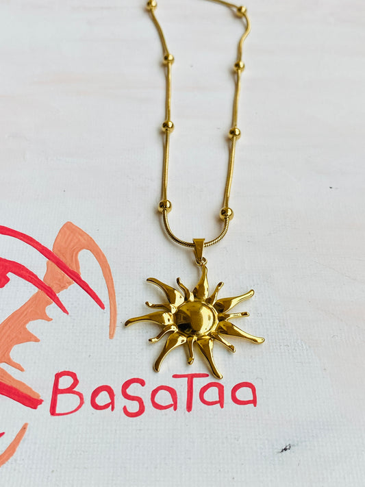 Rapunzel Sun Stainless Necklace