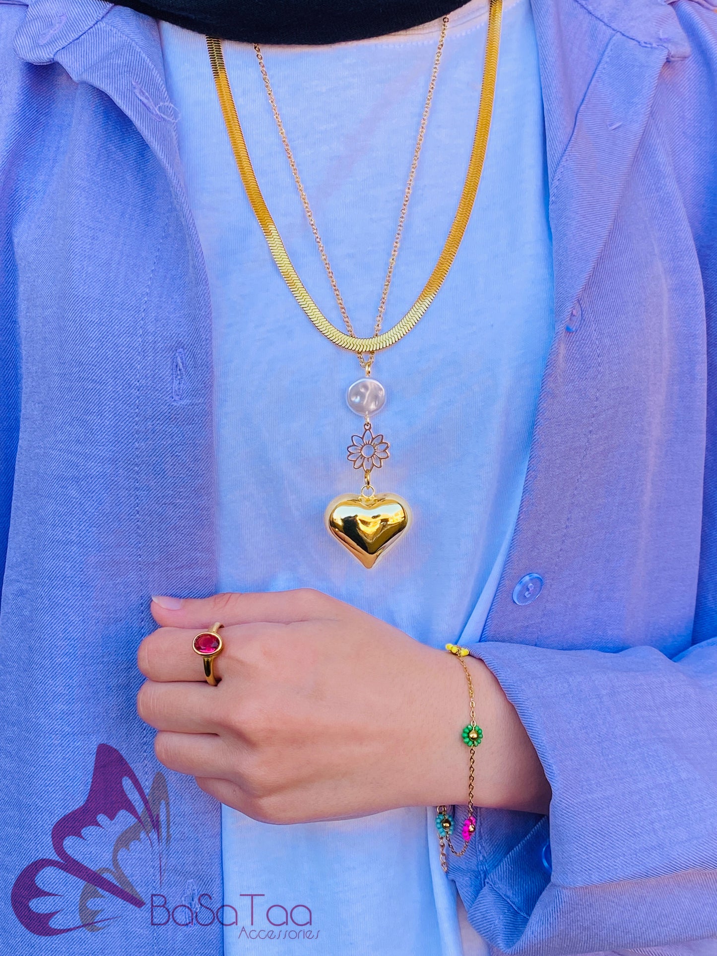 Queen Hearted Layering