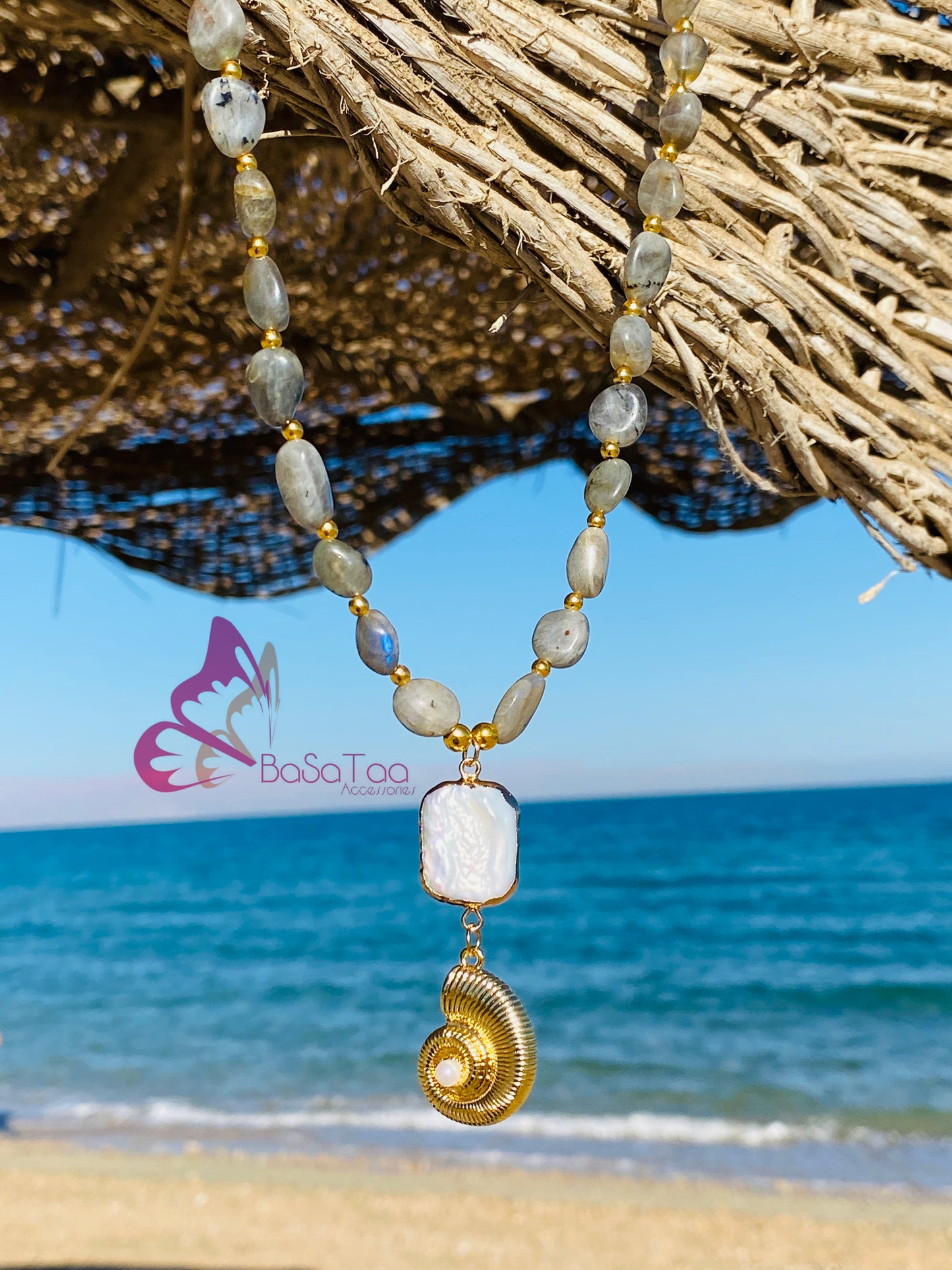 Labradorite Rays Necklace