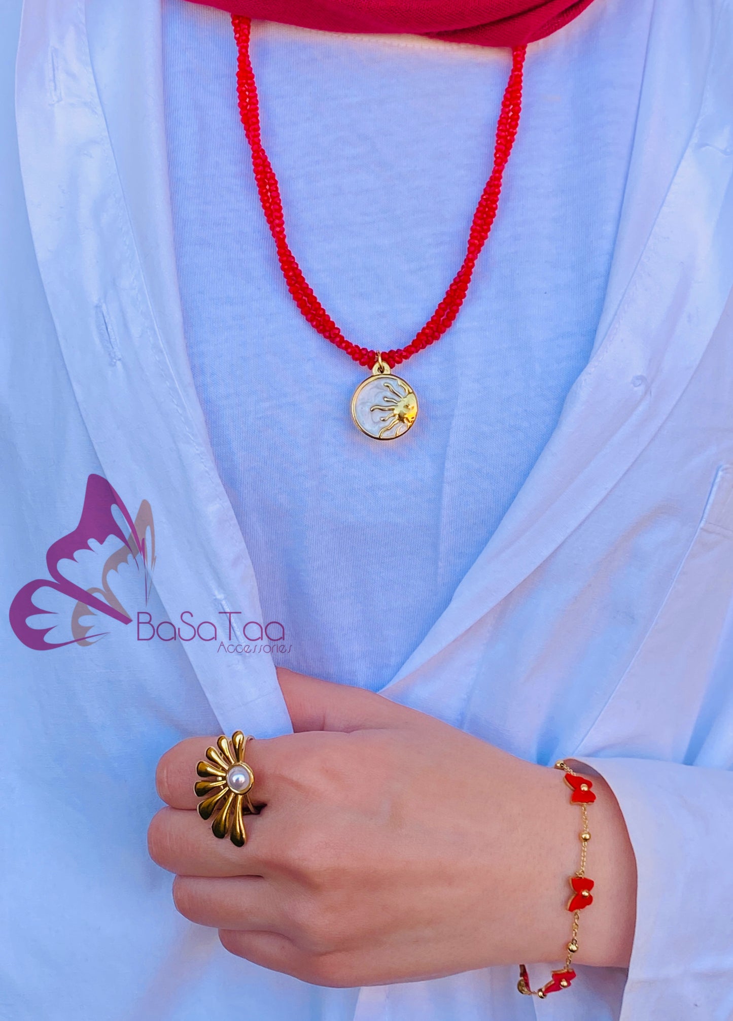 Red Shine Necklace