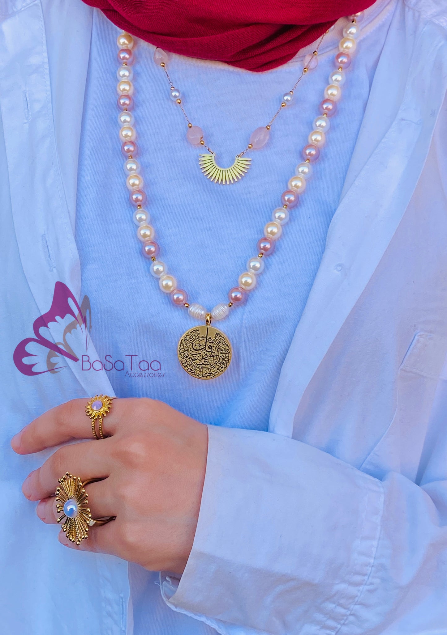 Pink Shades Necklaces