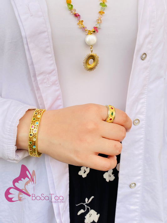 MultiColor Stones Bracelet