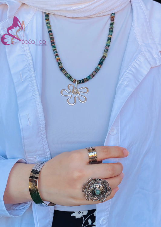 Moses Agate Necklace