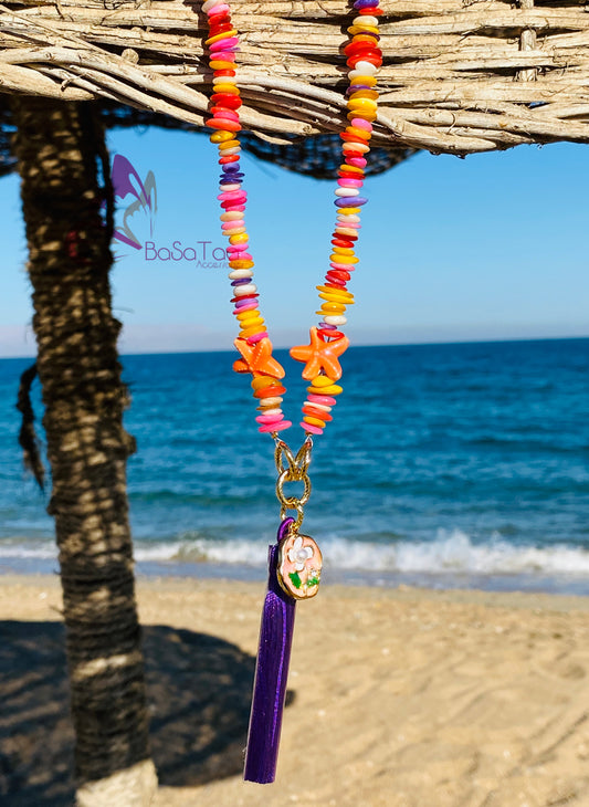 Orange Shake Necklace