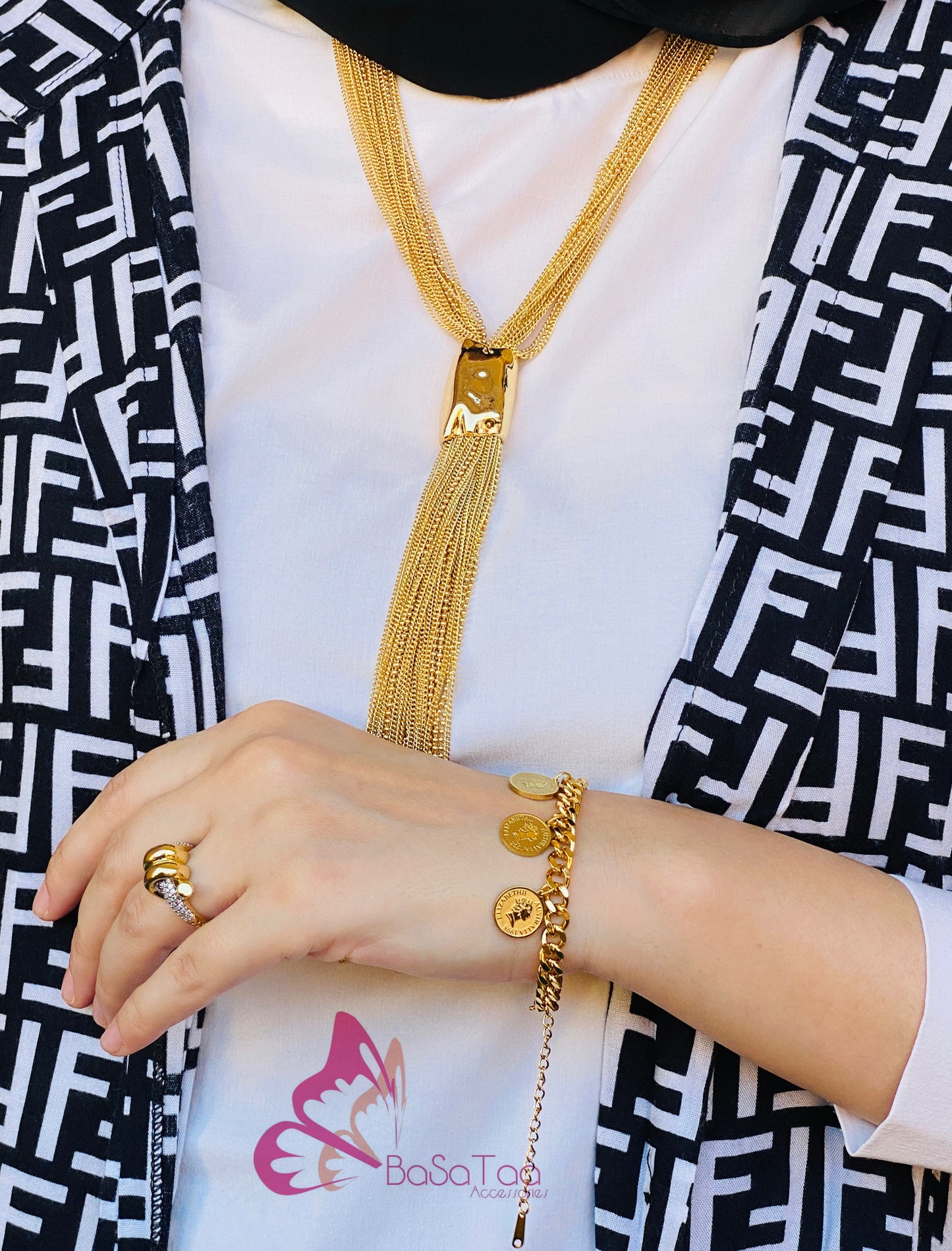 Platinum Golden Necklace