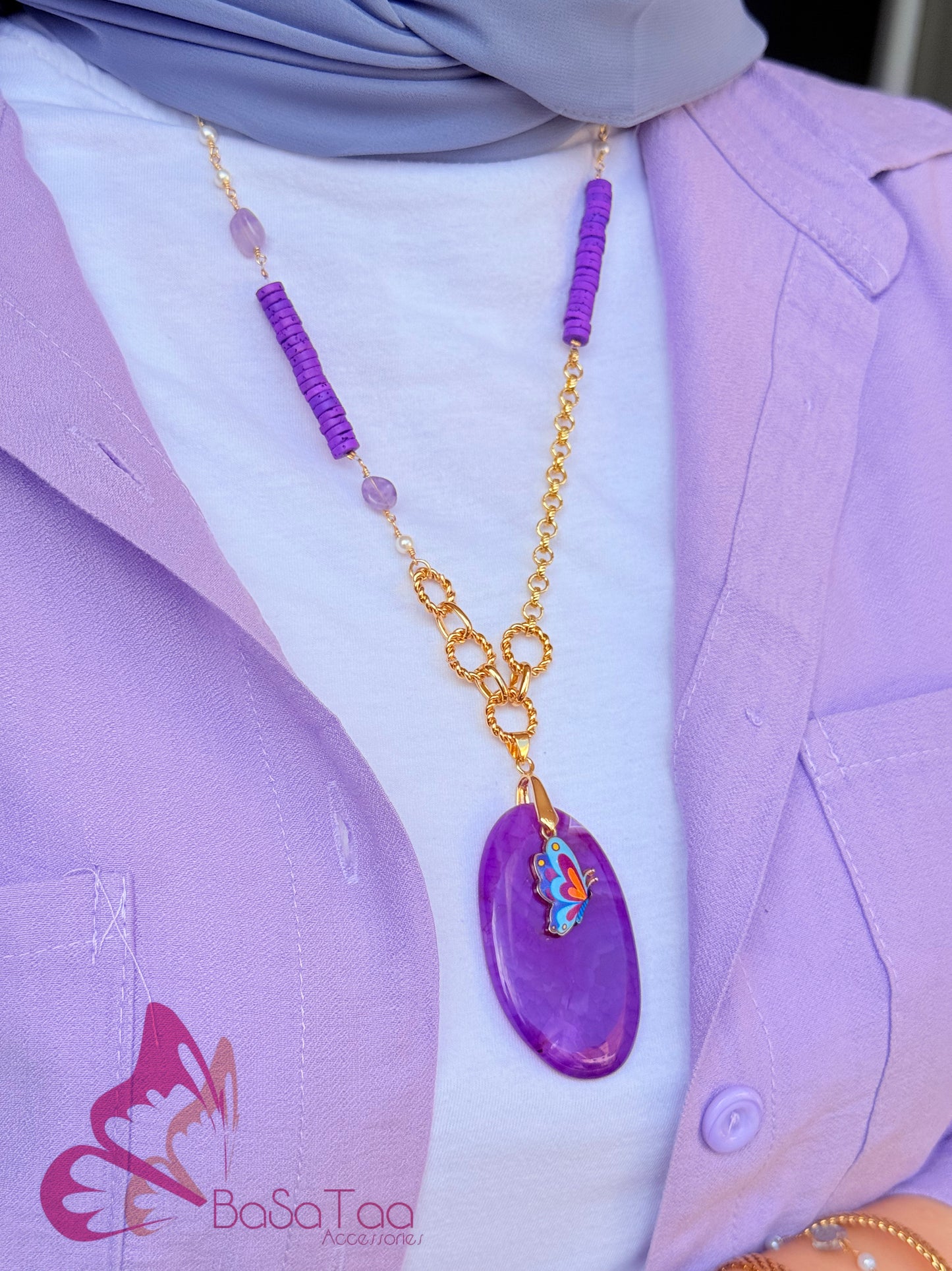 Lavender Shine Necklace
