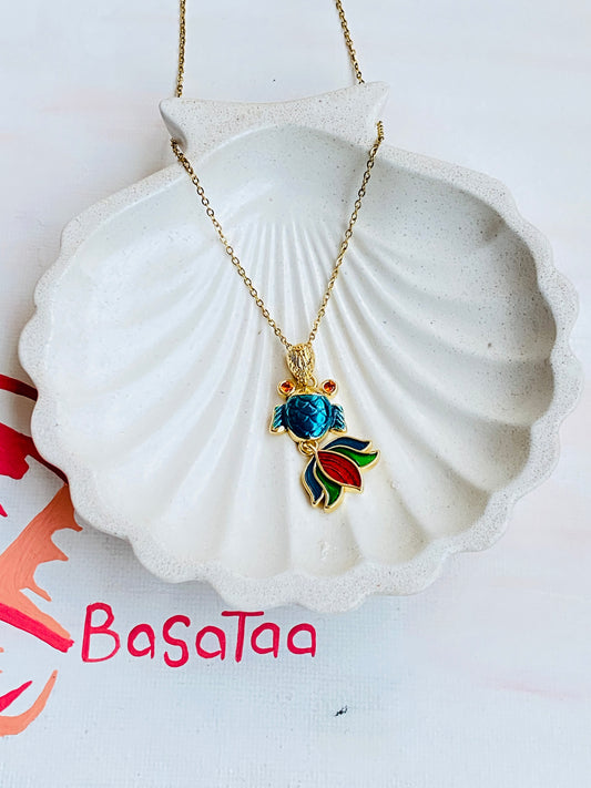 Dancing Fish Necklace