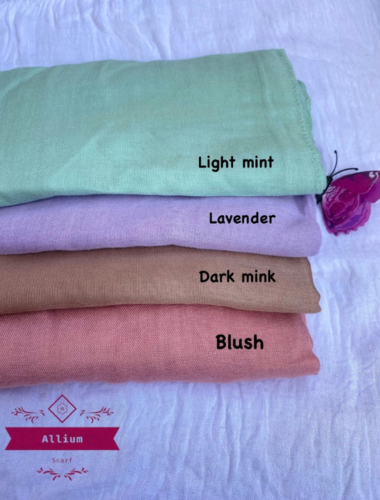 Cotton modal scarves