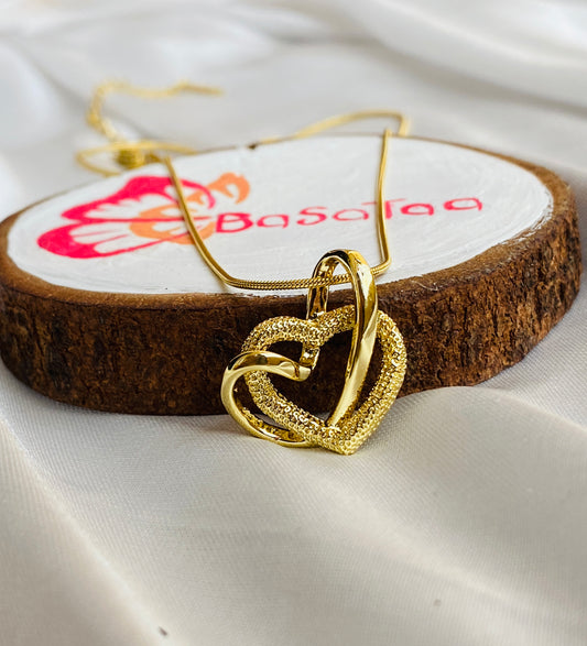 Double Hearted Necklace