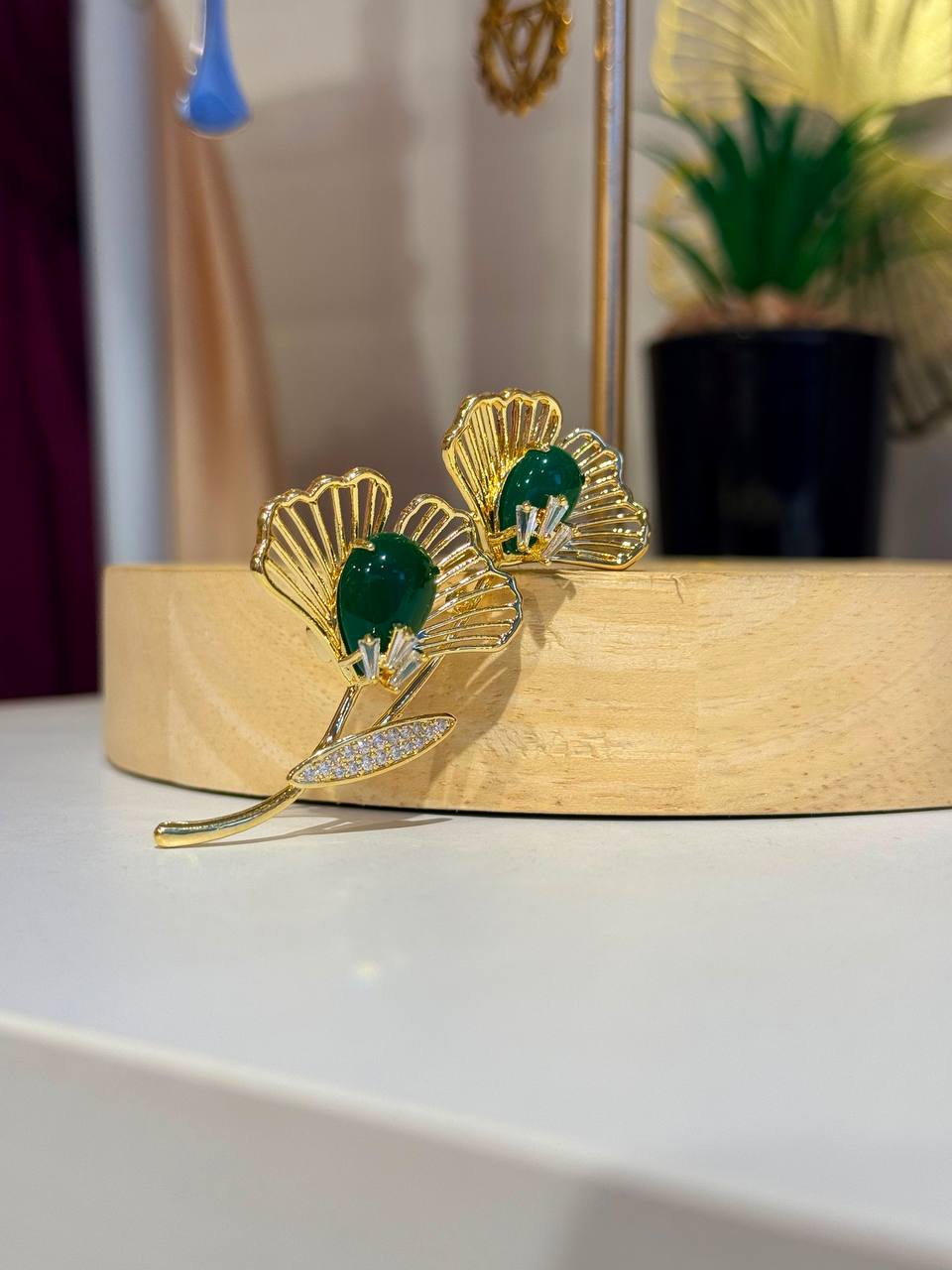 Green Wish Brooch