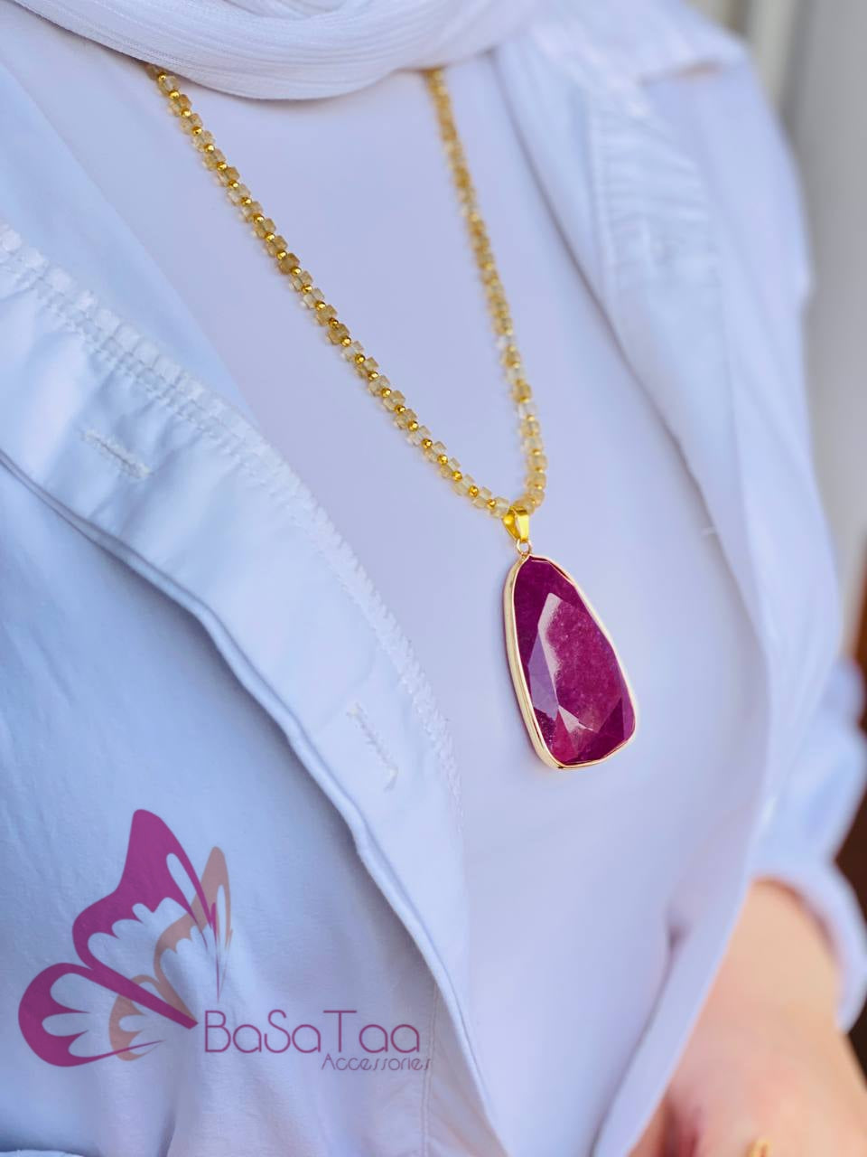 Burgundy Necklace