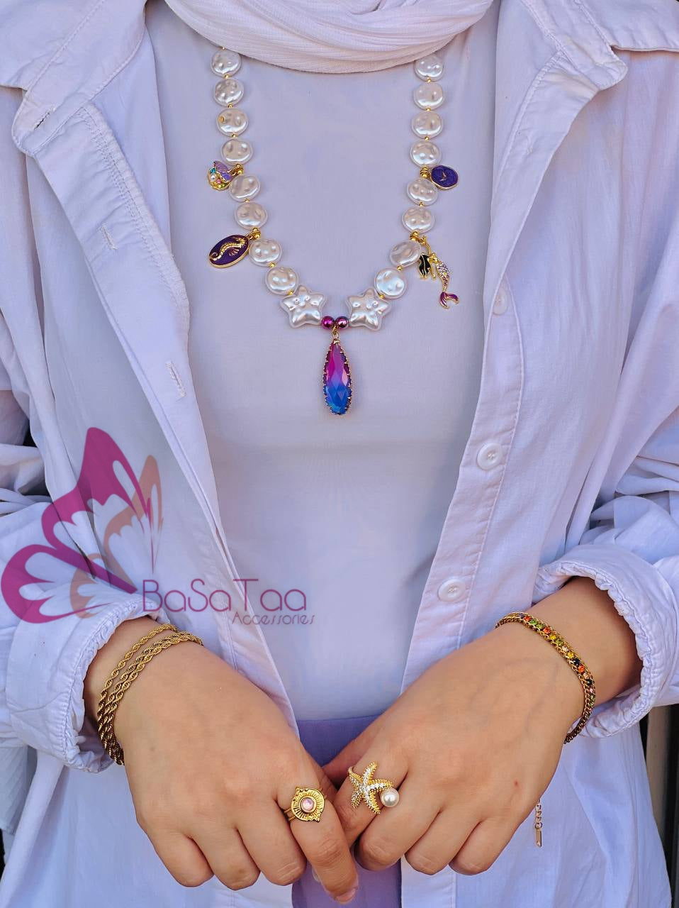 Lavender Love Necklace
