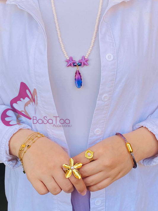 Purple Love Necklace