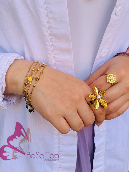 Multilayered Stainless Bracelet