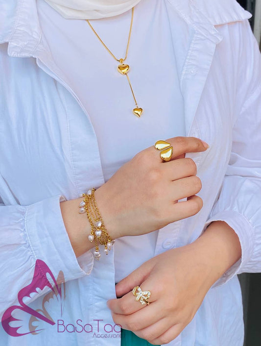 Double Hearted Necklace