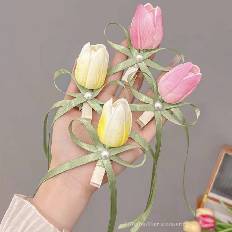 Tulip Hair Clips “ Sold By Piece “