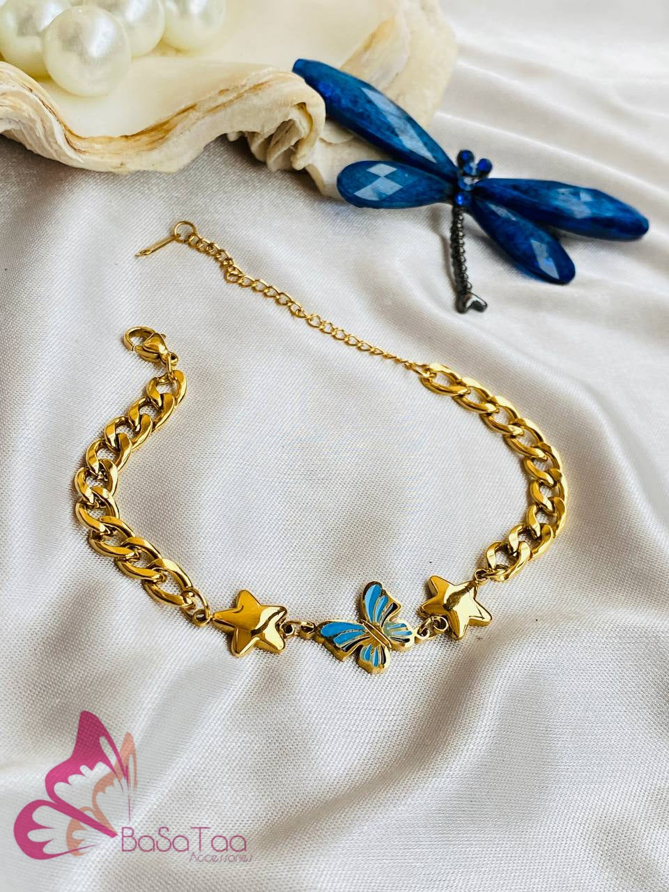 Blue Butterfly Bracelet