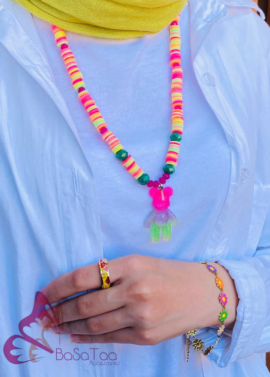 Funky Gummy Bear Necklace