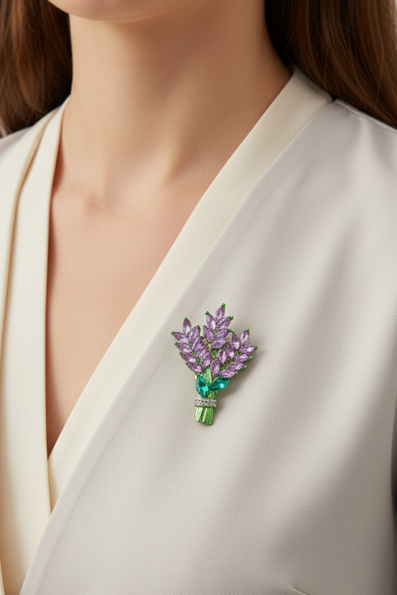Evara Brooch