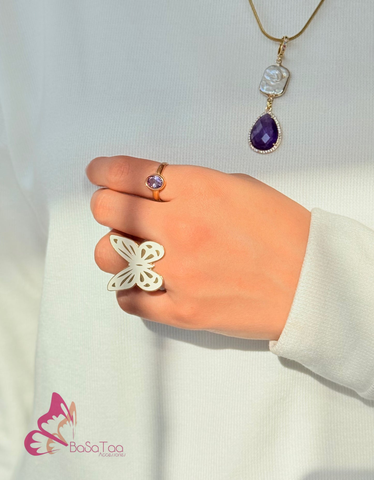 Goldi Butterfly Ring