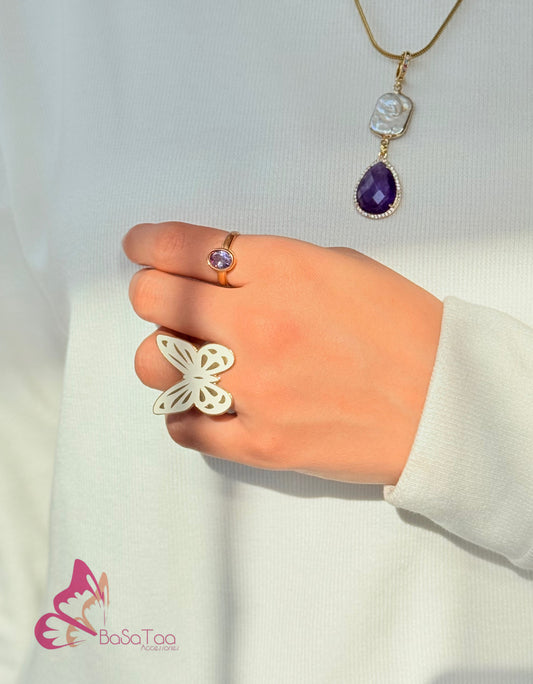 Goldi Butterfly Ring