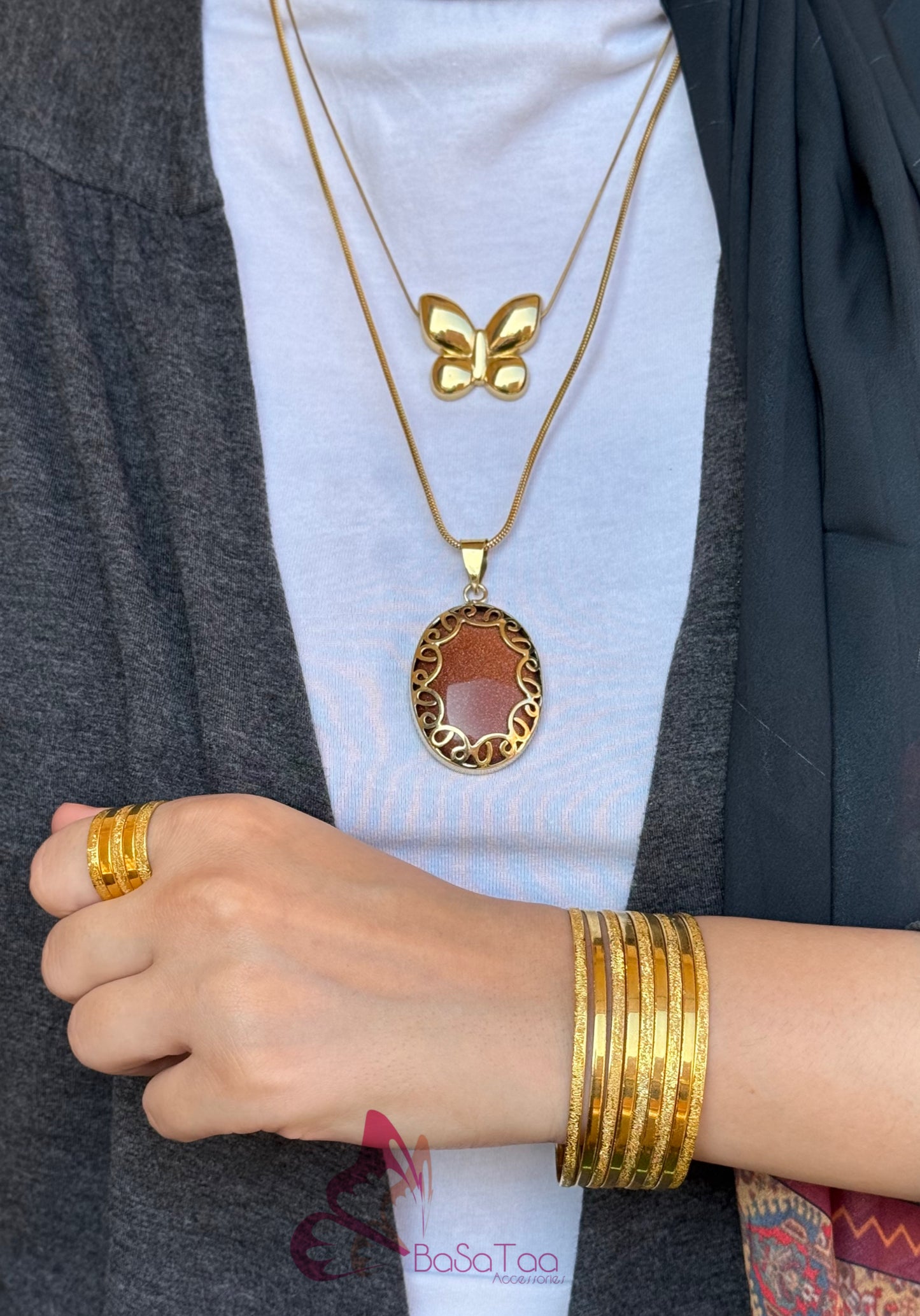 Nogomi Agate Necklace ( Long One )