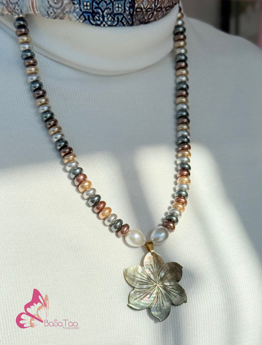 Bronze Pallet Necklace