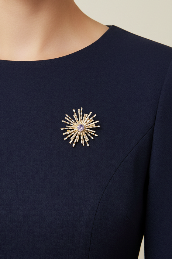 Veni Brooch