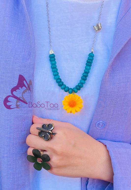 Sunflower Necklace